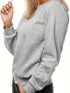 Minimalistisches Damen-Sweatshirt | Rundhalsausschnitt aus massiver Baumwolle